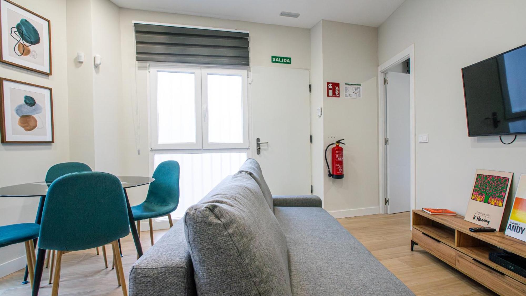 Madrid Confort Urbano 1 Dormitorio Ac Wifi Cocina Exterior photo