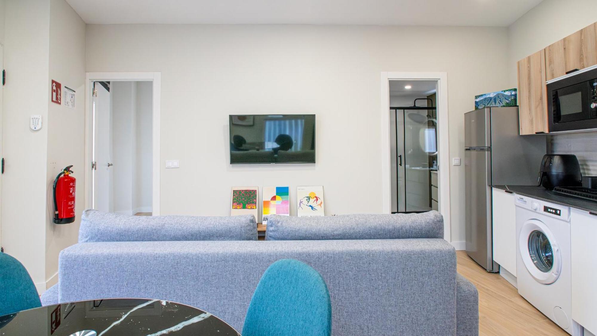 Madrid Confort Urbano 1 Dormitorio Ac Wifi Cocina Exterior photo