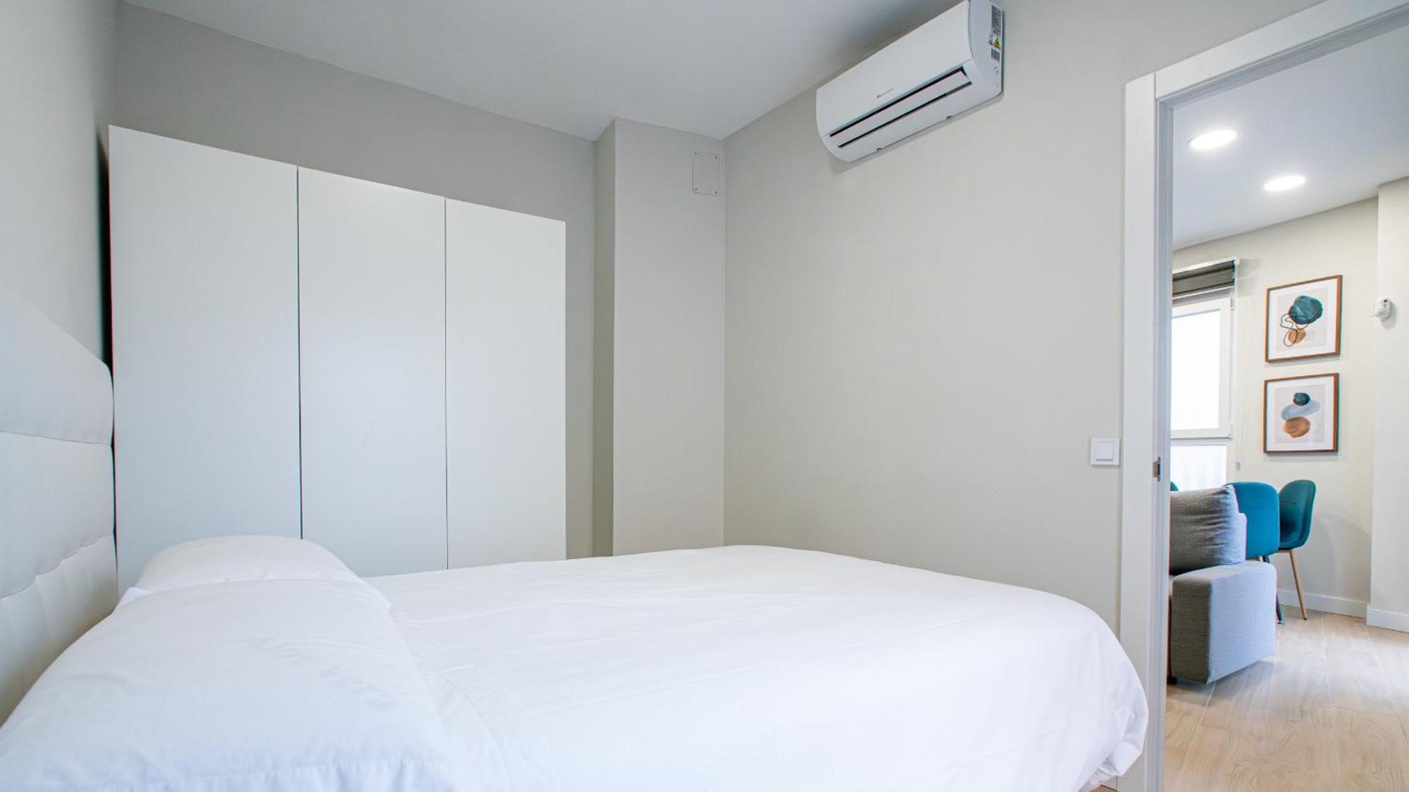 Madrid Confort Urbano 1 Dormitorio Ac Wifi Cocina Exterior photo